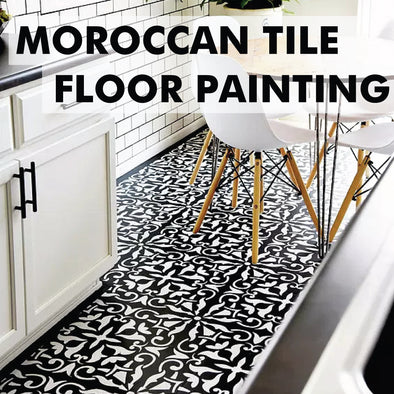 Moroccan Tile using Chalk Paint® by Annie Sloan