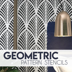 Geometric Pattern Stencils-StencilsLAB Wall Stencils