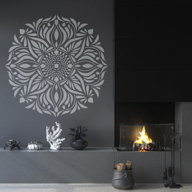 CORALIE- Mandala Stencil For Painting- Reusable Decor Wall Stencil- Floor Stencils-StencilsLAB Wall Stencils
