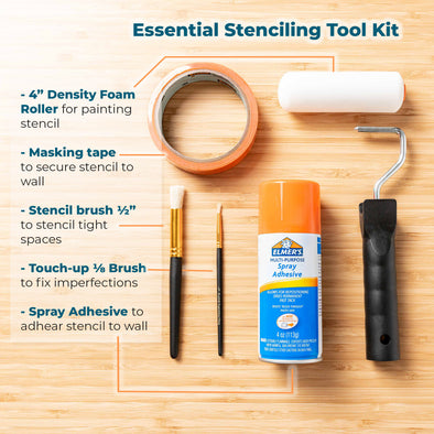 Essential Stenciling Tools Kit-StencilsLAB Wall Stencils