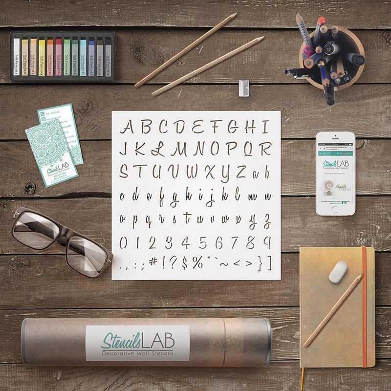 18 Alphabet Kit Stencil