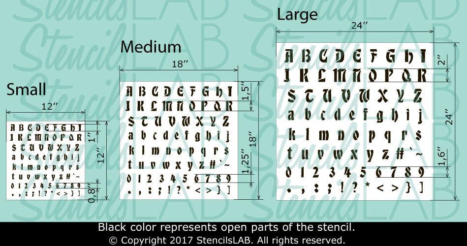 #034;TRIBAL E" Design Letter Stencil Name Initial Alphabet 4"  5" 6" 7" Inch Sheet