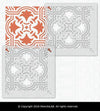 Anjos - Portuguese Tile Stencil - Floor And Wall Stencils-StencilsLAB Wall Stencils