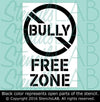 Bully Free Zone - Safety Stencils - Industrial Stencils--StencilsLab Wall Stencils