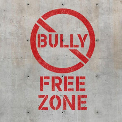 Bully Free Zone - Safety Stencils - Industrial Stencils--StencilsLab Wall Stencils