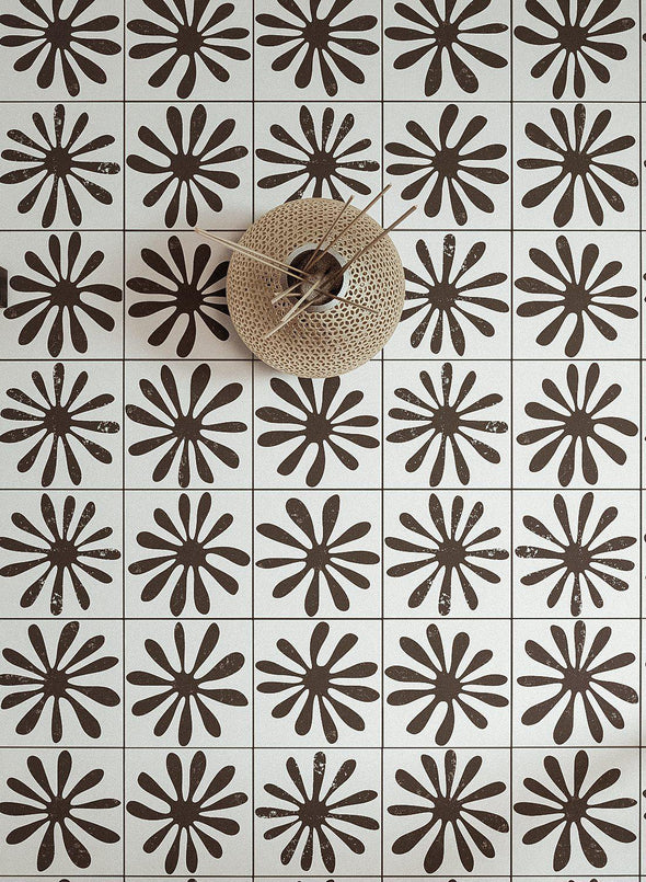 Chamomile Tile Stencils Kit - Stencils For DIY tile makeover-StencilsLAB Wall Stencils