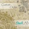 Custom Order for Donna Muller - StencilsLab Wall Stencils