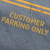 Customer Parking Only Stencil - Parking Lot Stencils - Industrial Stencils--StencilsLab Wall Stencils