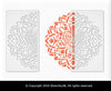 Decorative Lion Stencil - Medallion Stencil - Unique Design Stencil - Mandala Stencil - Zendala - Zentangle Design - StencilsLab Wall Stencils