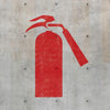 Fire Extinguisher - Safety Stencils - Industrial Stencils--StencilsLab Wall Stencils
