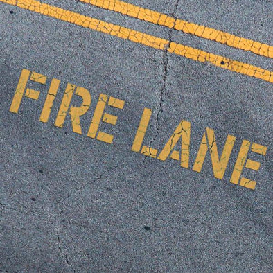 Fire Lane Stencil - Parking Lot Stencils - Industrial Stencils--StencilsLab Wall Stencils