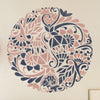 Floral Medallion Painting Stencil - Furniture Painting Stencil - Wall Painting Stencils - Mandala Wall Stencil - StencilsLab Wall Stencils
