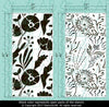 Floral Wall Stencil- 2-layer Flower And Herbs Stencil For Walls - StencilsLab Wall Stencils