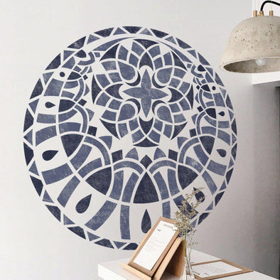 Geometric Mandala Stencil - Small & Large Mandala Stencils For Painting Walls - StencilsLab Wall Stencils