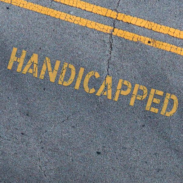 Handicapped Stencil - Parking Lot Stencils - Industrial Stencils--StencilsLab Wall Stencils