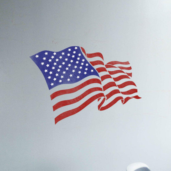 Independence Day Decorations - 4th of July Decor - Independence Day Stencil - American Flag Stencil - StencilsLab Wall Stencils