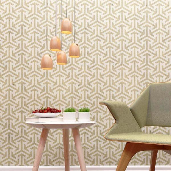 Modern Wall Stencils For Painting- Large Pattern Wall Stencil- SAMUEL-StencilsLAB Wall Stencils