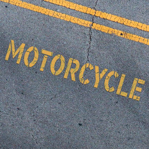 Motorcycle Stencil - Parking Lot Stencils - Industrial Stencils--StencilsLab Wall Stencils