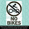 No Bikes - Pool Stencils - Safety Stencils - Industrial Stencils--StencilsLab Wall Stencils