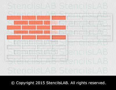 Brick Stencil - Brick Stencils, Wall Stencil, Large Wall Stencil, Brick  Design, Decor Stencil, Wall Stencils, Stencil For Painting
