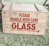 Please Handle With Care GLASS Stencil - Safety Stencils- Shipping Stencils - Industrial Stencils--StencilsLab Wall Stencils