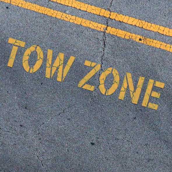 TOW ZONE Stencil - Parking Lot Stencils - Industrial Stencils--StencilsLab Wall Stencils