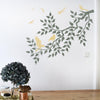 Branch And Birds Wall Stencil- Floral Wall Stencils